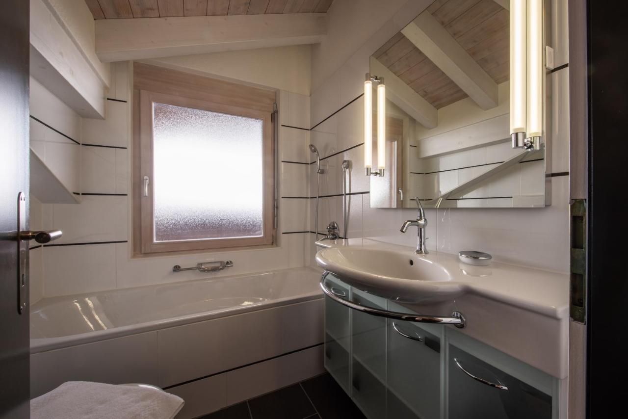 Chalet Schneehoren Penthouse Wengen Bagian luar foto