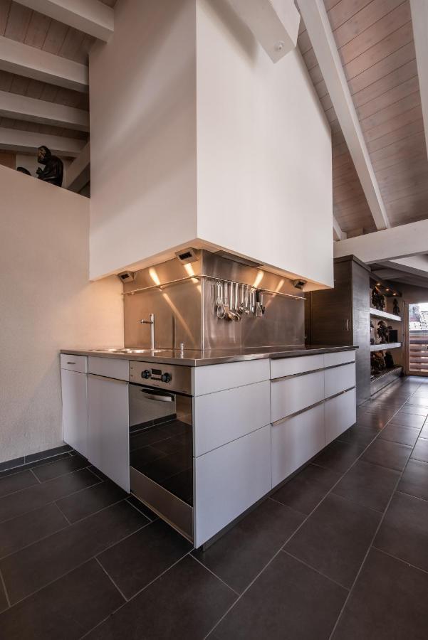 Chalet Schneehoren Penthouse Wengen Bagian luar foto