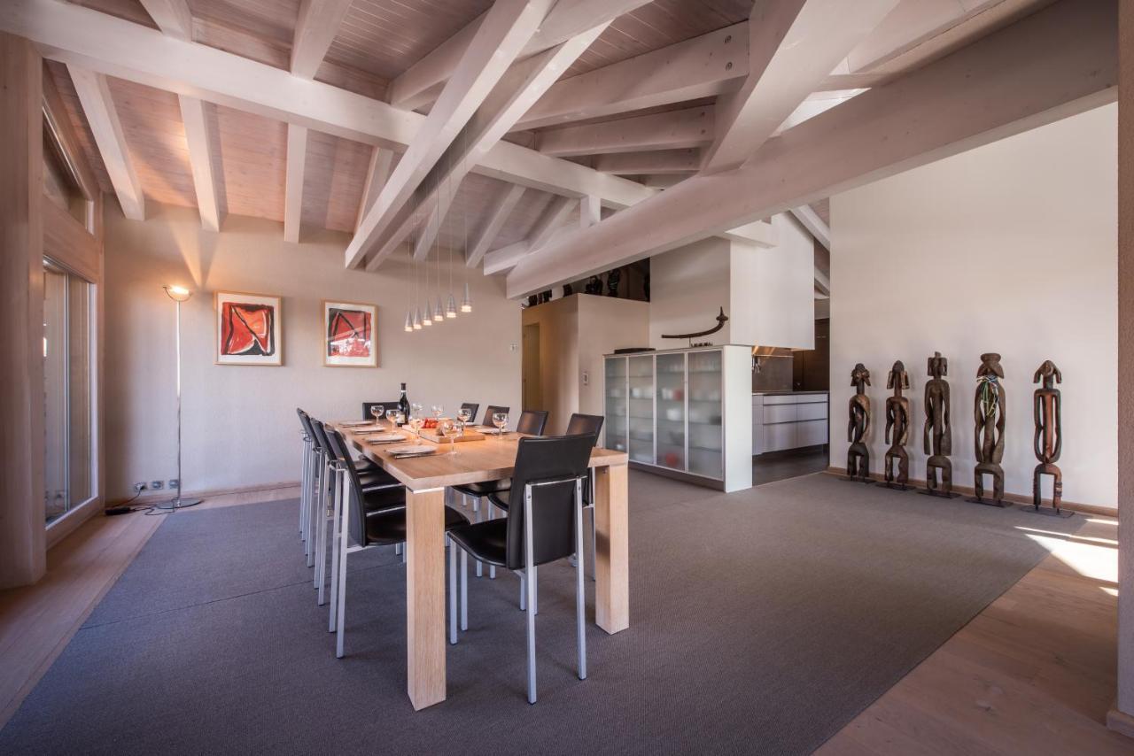 Chalet Schneehoren Penthouse Wengen Bagian luar foto