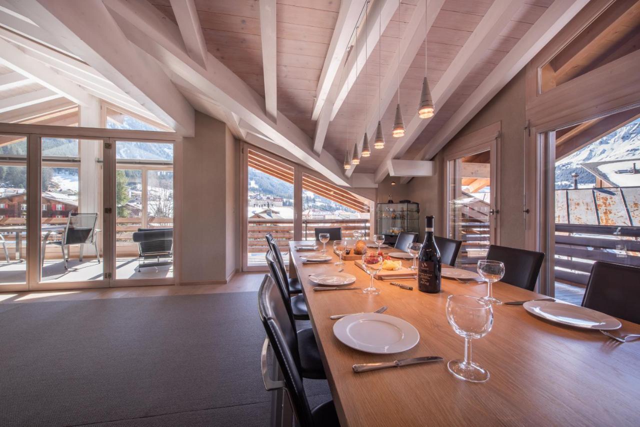 Chalet Schneehoren Penthouse Wengen Bagian luar foto