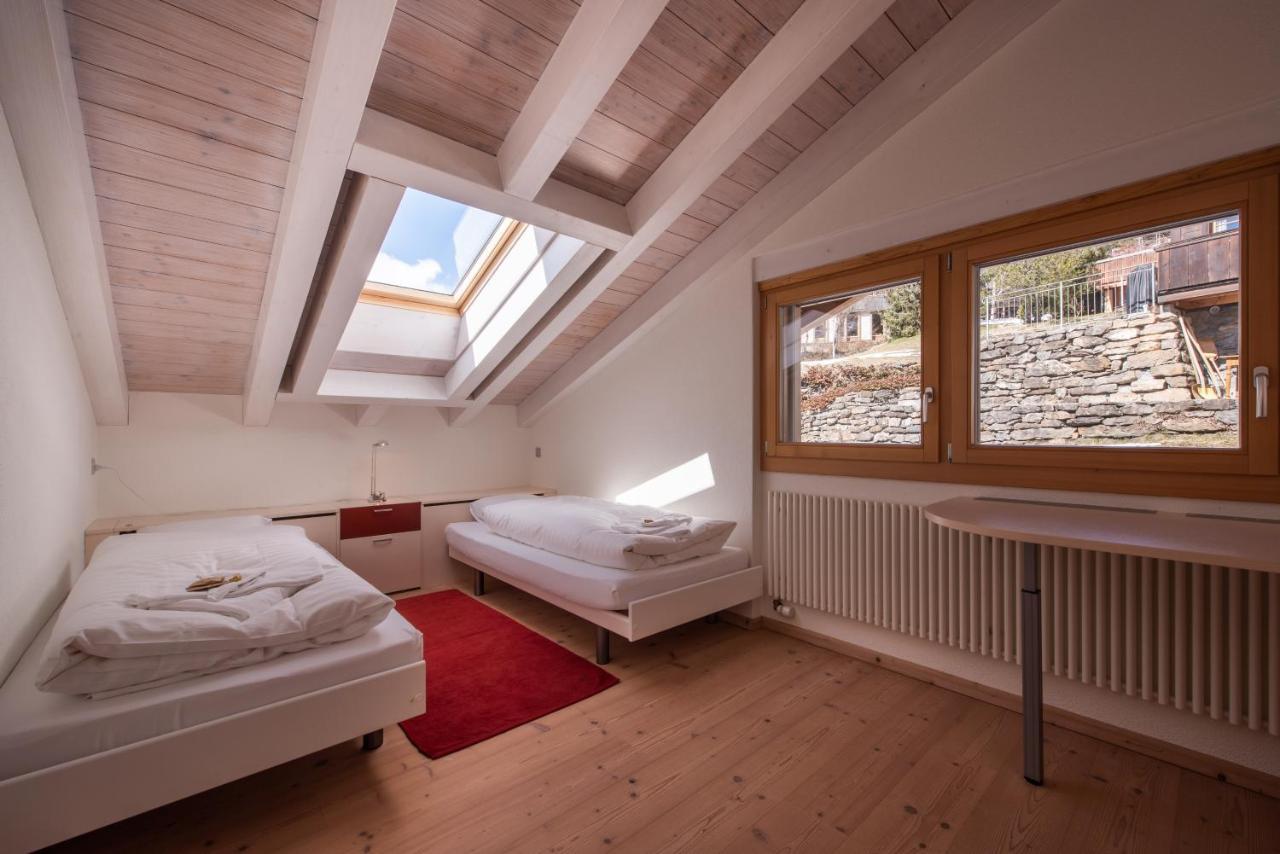 Chalet Schneehoren Penthouse Wengen Bagian luar foto