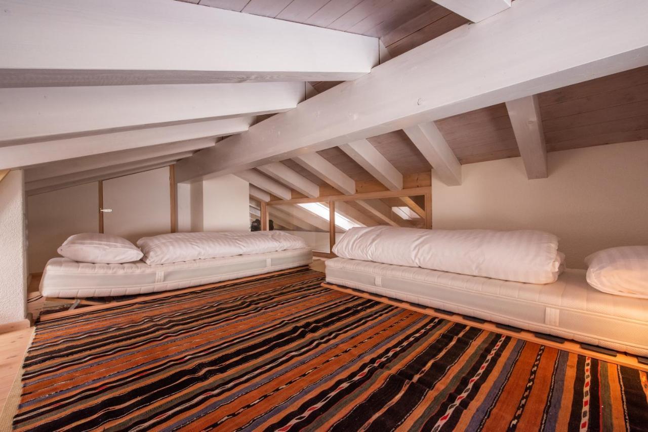 Chalet Schneehoren Penthouse Wengen Bagian luar foto